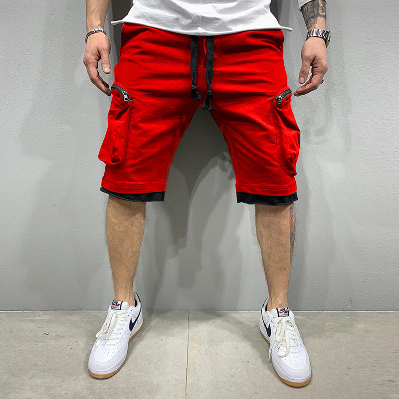 Herren Sportliche Cargoshorts mit praktischem Taschen-Design und elastischem Bund Echoarchiv