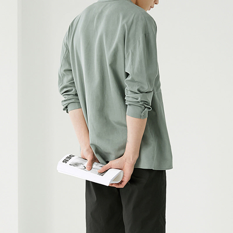 Herren Overshirt aus Baumwoll-Mix mit Brusttasche Echoarchiv
