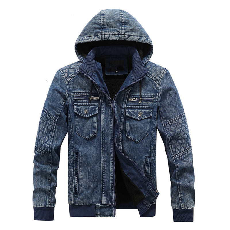 Herren Kapuzenjeansjacke Echoarchiv
