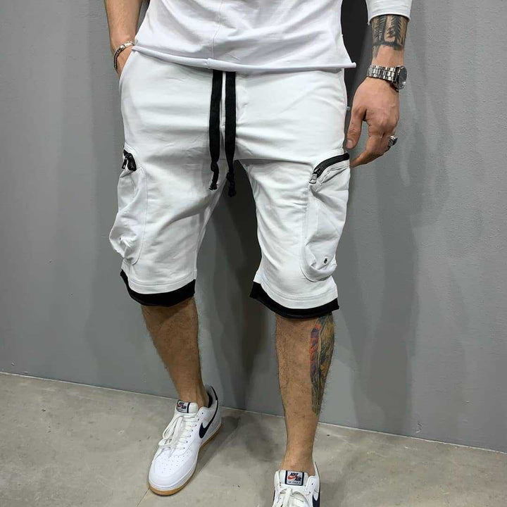 Herren Sportliche Cargoshorts mit praktischem Taschen-Design und elastischem Bund Echoarchiv