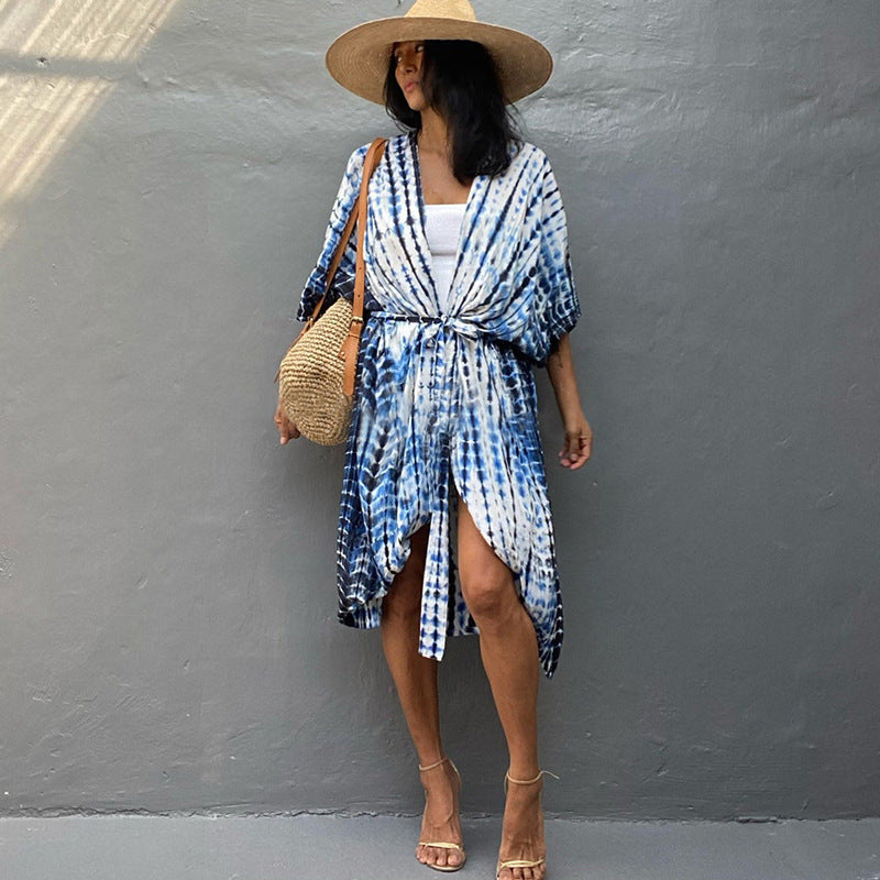 Echoarchiv | Glamouröse Sonnenschutz Resort Strandkleid Cover Up