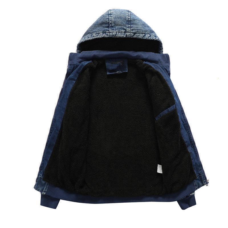 Herren Kapuzenjeansjacke Echoarchiv
