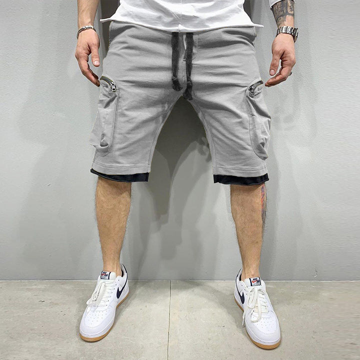 Herren Sportliche Cargoshorts mit praktischem Taschen-Design und elastischem Bund Echoarchiv
