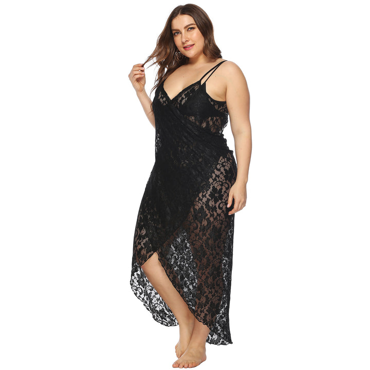 Damen Transparentes Spitzenstrandkleid Echo Archiv