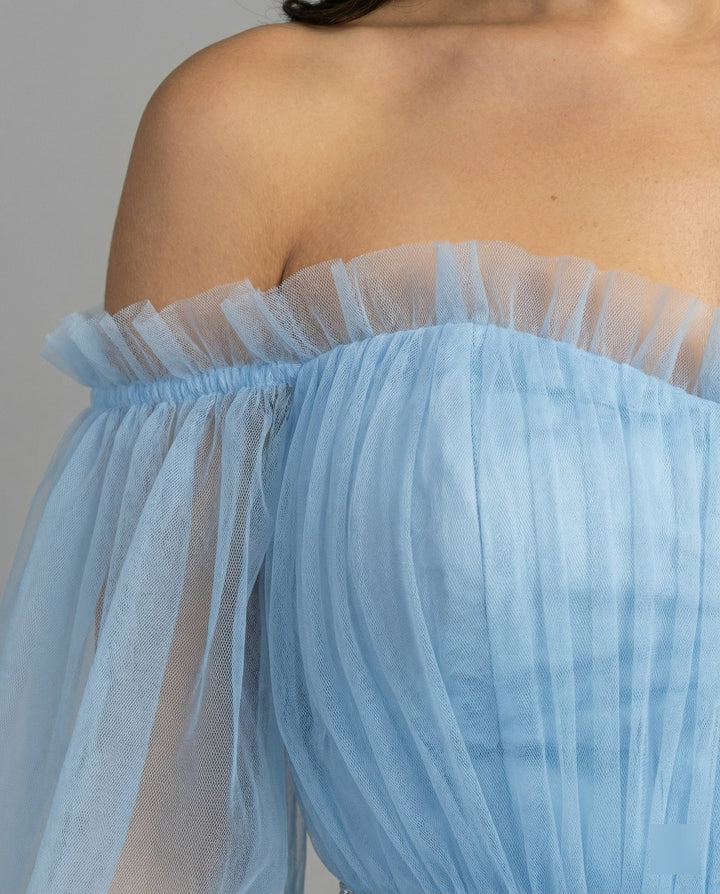 Echoarchiv | Elegantes Formelles Einfarbiges Patchwork Off-Shoulder Abendkleid Kleider - 3 Farben