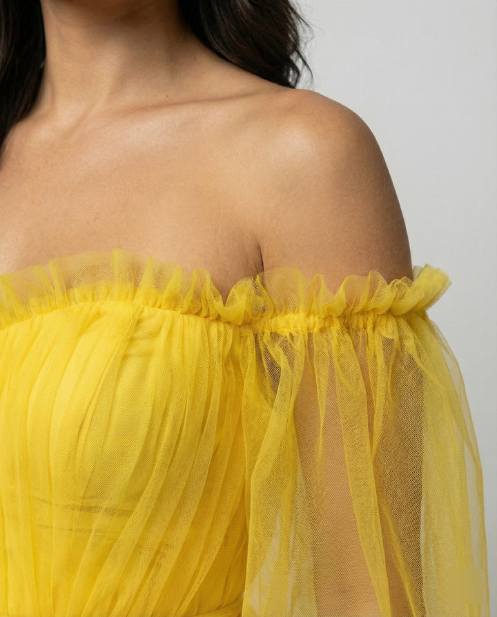 Echoarchiv | Elegantes Formelles Einfarbiges Patchwork Off-Shoulder Abendkleid Kleider - 3 Farben