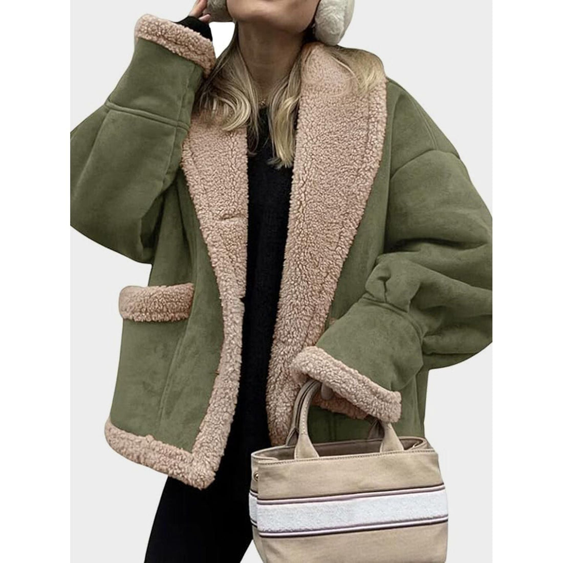 Damen Winterjacke Mit Kragen – Célinea
