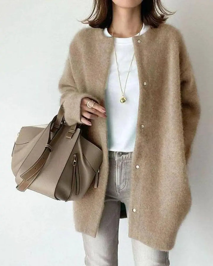 Weste aus Wolle und Mohair