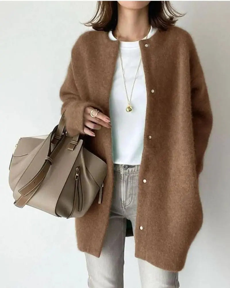 Weste aus Wolle und Mohair