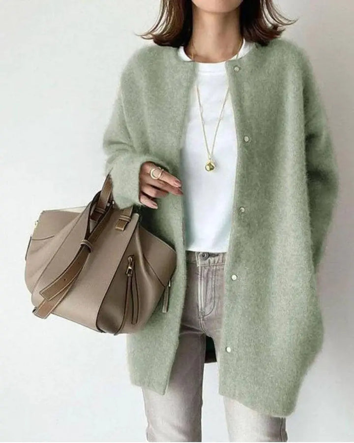 Weste aus Wolle und Mohair