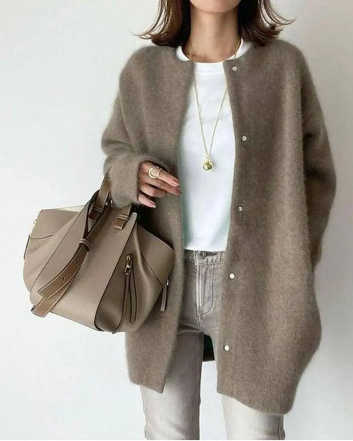 Weste aus Wolle und Mohair