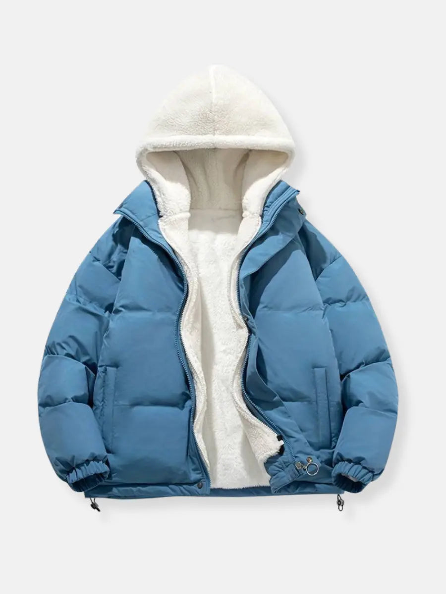 Echoarchiv | Warme Reißverschluss Winterjacke Komfort und Stil für Kalte Tage
