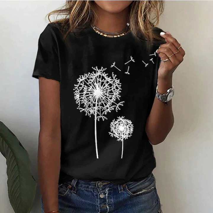 Echoarchiv | T-Shirt mit Kurzarm Bedruckt Lässig