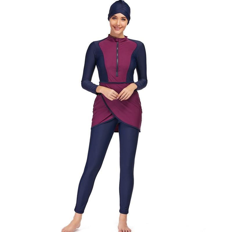Echoarchiv | 3 Teile Set Halal BadeEchoarchiv BadEchoarchivnzug Burkini Badeoutfit