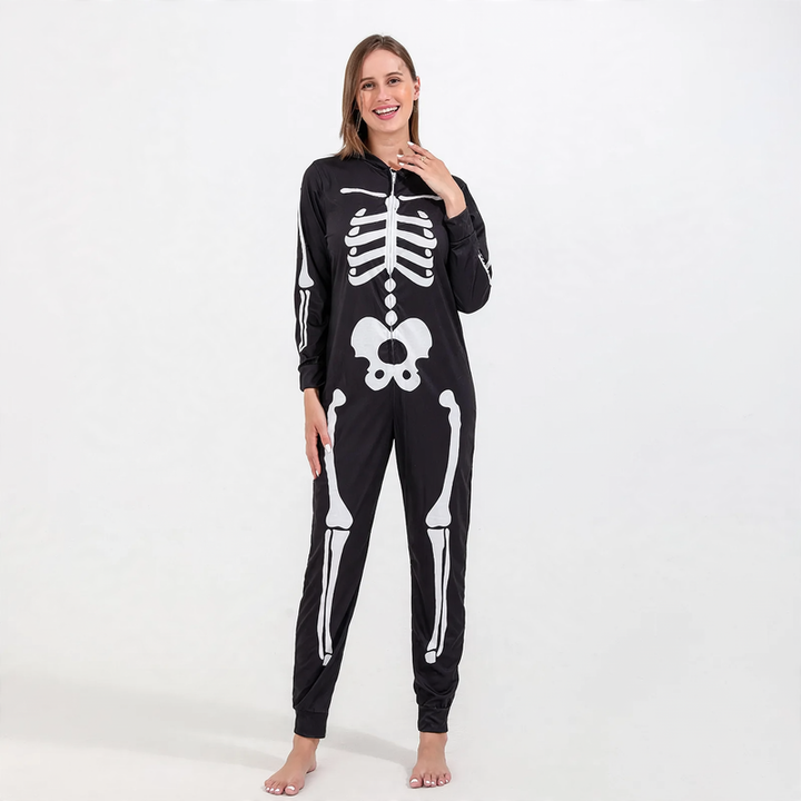 Weihnachts-Pyjama-Set für die Familie, Strickoptik-Druck
