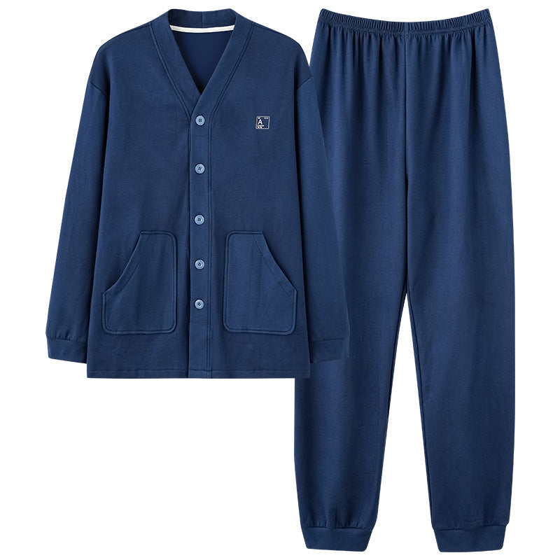 Warmer Herren-Hausanzug aus Thermostoff