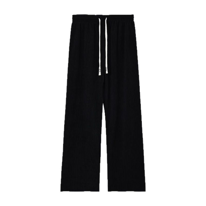 Gefütterte Cord-Weithose im koreanischen Stil