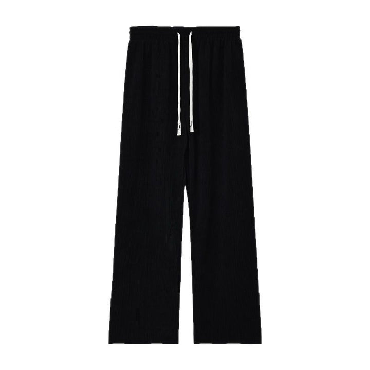 Gefütterte Cord-Weithose im koreanischen Stil