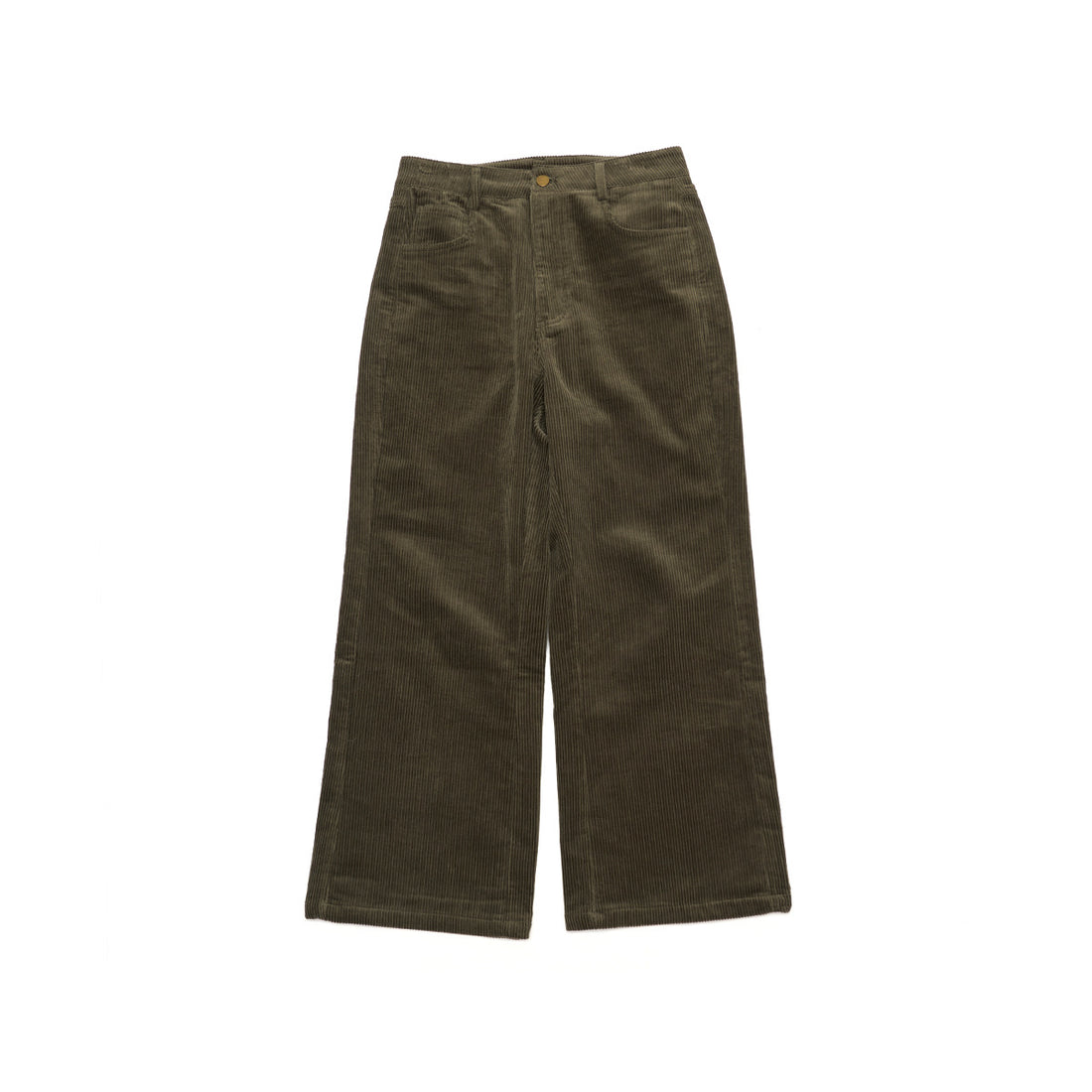 Damen-Cordhose, hoch tailliert, Baumwolle, H63752