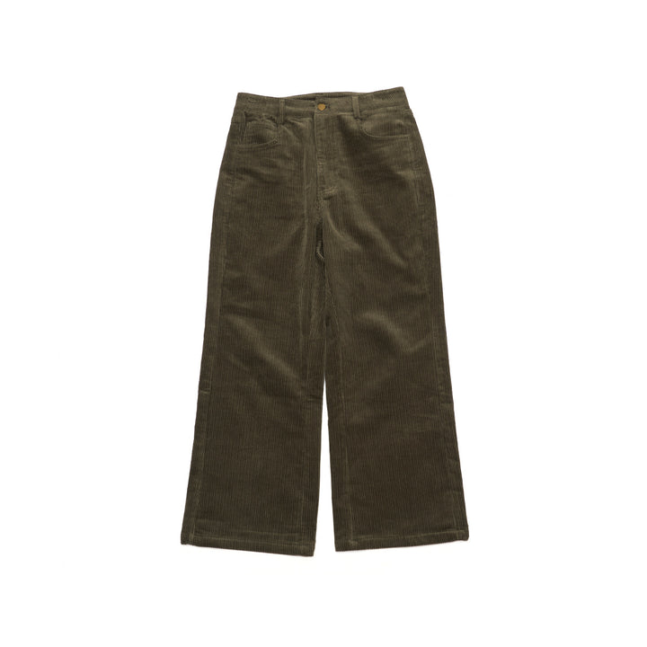 Damen-Cordhose, hoch tailliert, Baumwolle, H63752