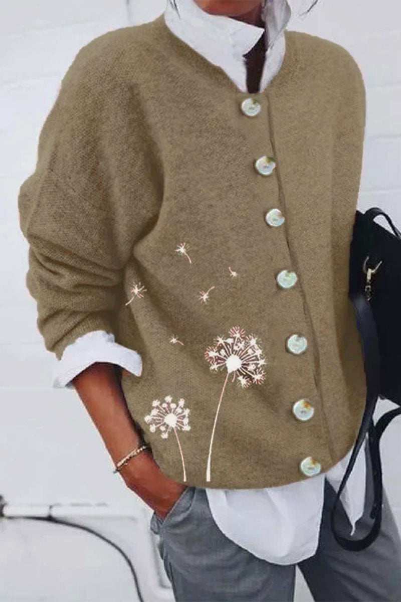 Schicke und lässige Winter-Strickjacke – Veloura