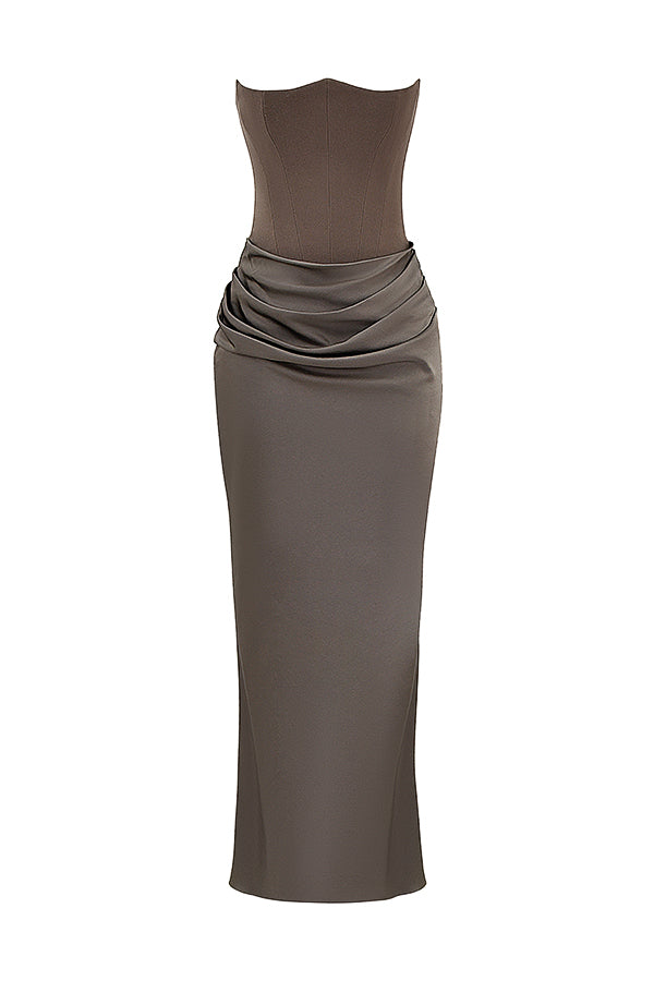 Echoarchiv | Elegante Strapless Korsettkleid