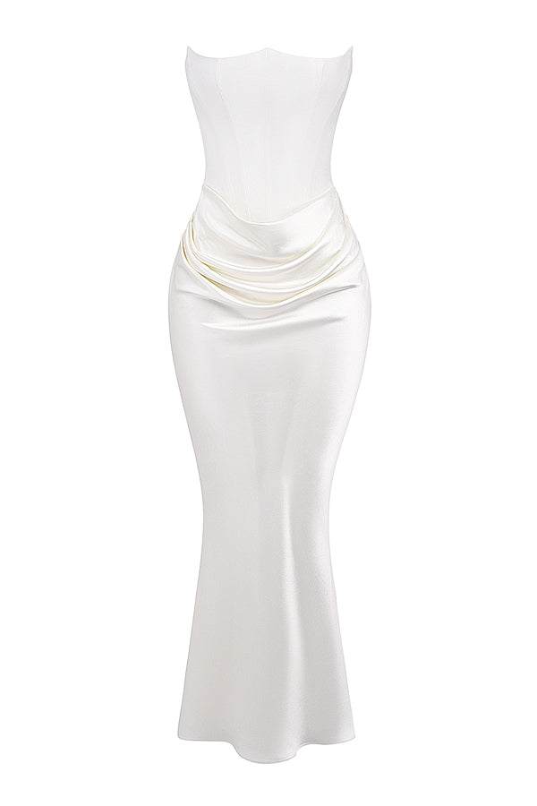 Echoarchiv | Elegante Strapless Korsettkleid