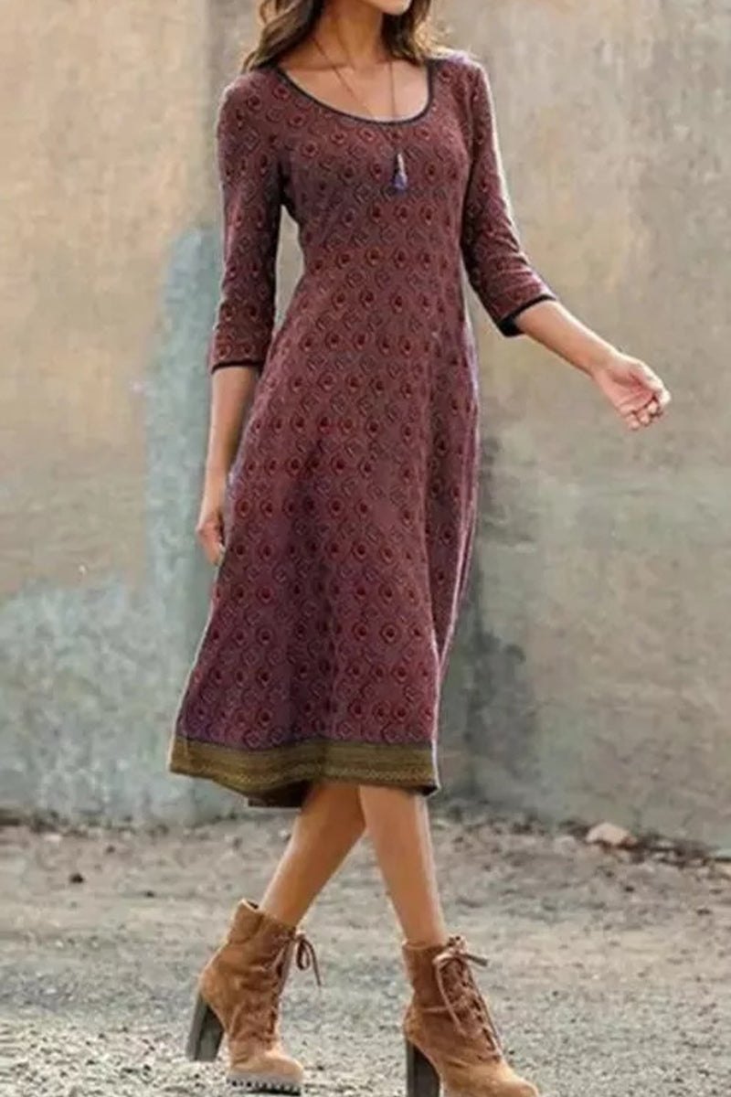 Echoarchiv | Boho Chic Midi Kleid