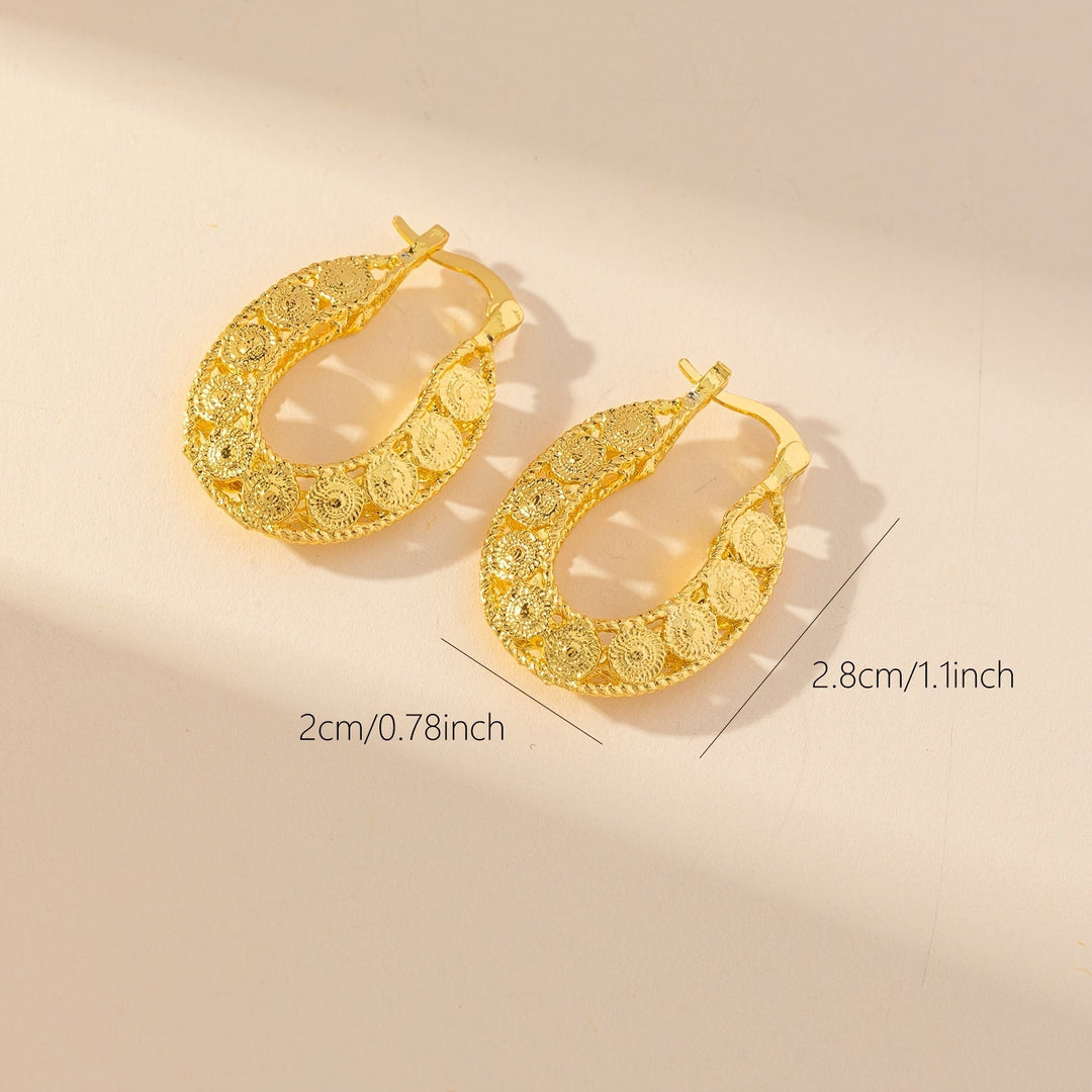 Echoarchiv | 14Kt Gold Einzigartige Gold Filigrane Chunky Creolen