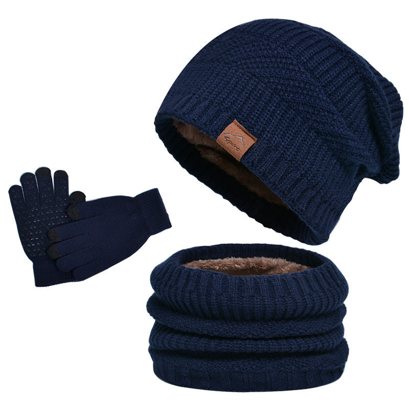 Echoarchiv - Freizeit Winter Plüsch 3-teiliges Set für Männer