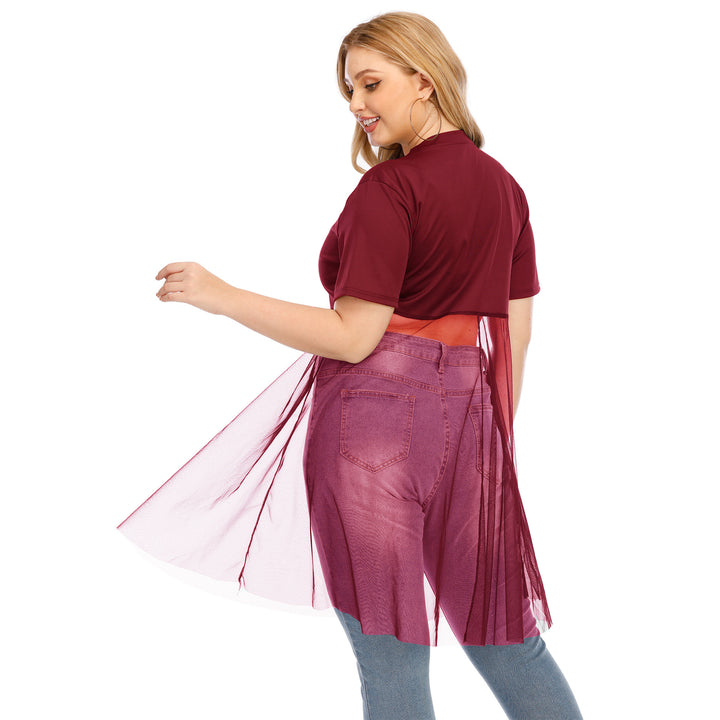 Damen modisches Mesh-Top mit integriertem Rock Echo Archiv