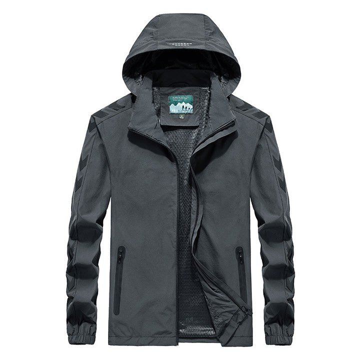 Herren Performance Softshelljacke mit Kapuze, versiegelten Reißverschlüssen und reflektierenden Ärmereinsätzen Echo Archiv