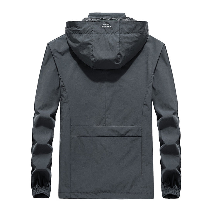 Herren Performance Softshelljacke mit Kapuze, versiegelten Reißverschlüssen und reflektierenden Ärmereinsätzen Echo Archiv