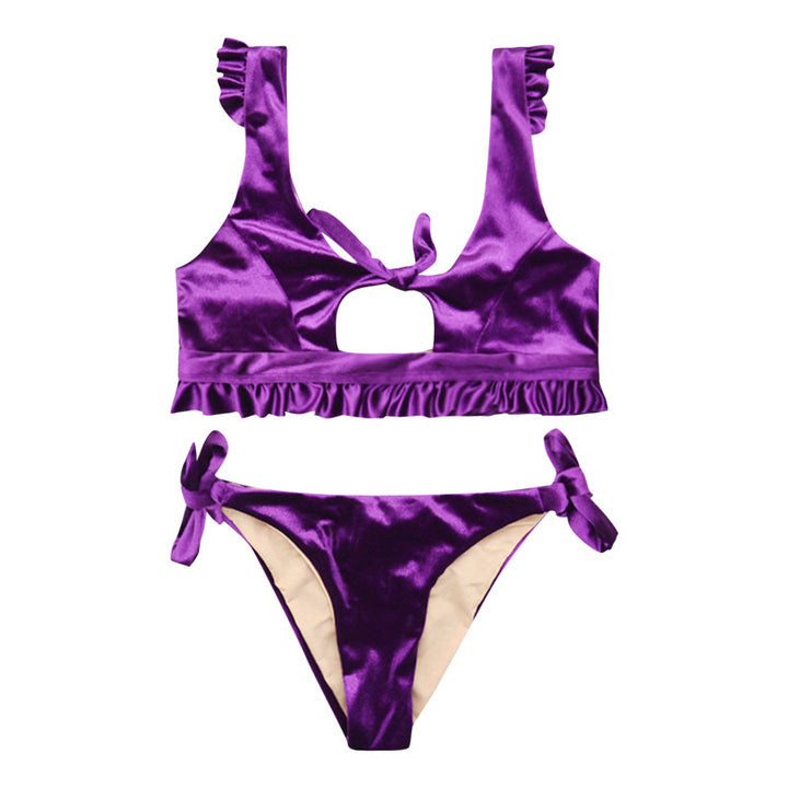 Damen Bikini-Set mit dezentem Cut-Out und Rüschendetails Echo Archiv