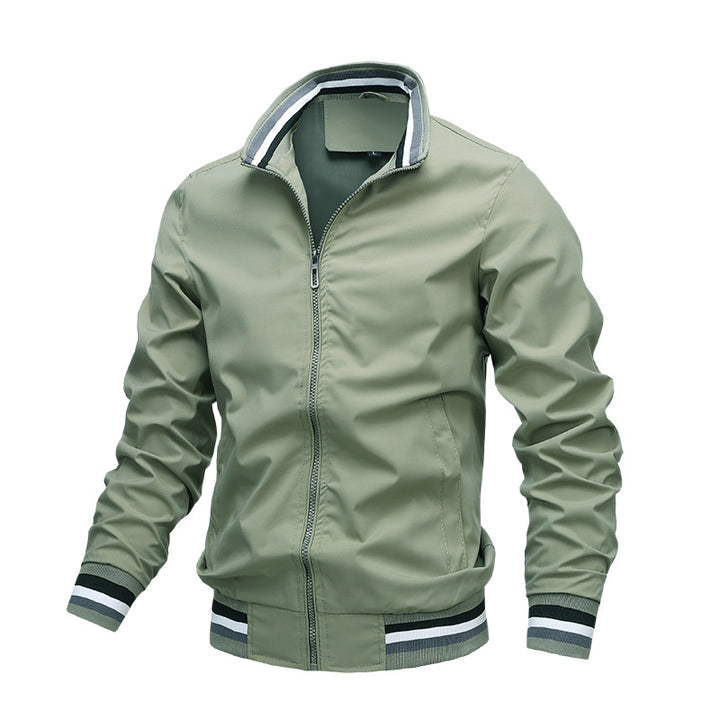Herren Cool Übergangsjacke mit kontrastierenden Streifen Echo Archive