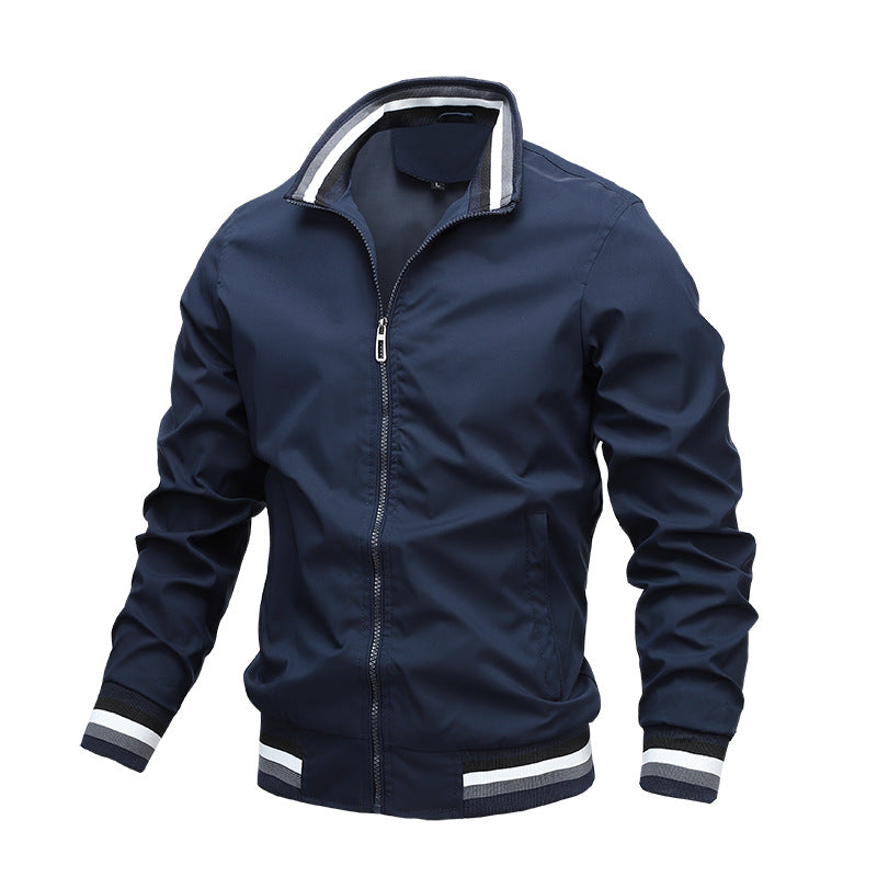 Herren Cool Übergangsjacke mit kontrastierenden Streifen Echo Archive