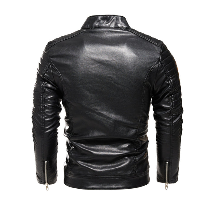 Herren stylische Lederjacke mit einzigartigen Details Echoarchiv
