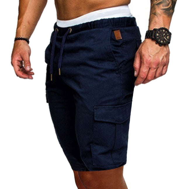 Herren Cargo-Shorts mit verstellbarem Bund und tiefen Taschen Echoarchiv