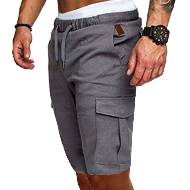Herren Cargo-Shorts mit verstellbarem Bund und tiefen Taschen Echoarchiv