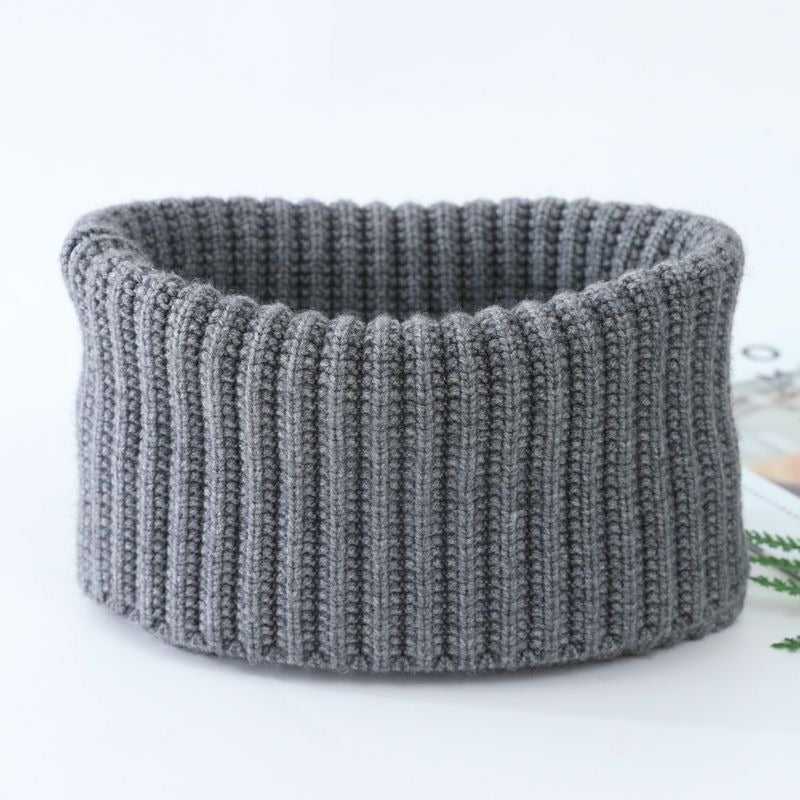 Gestrickter Halswärmer aus Wolle