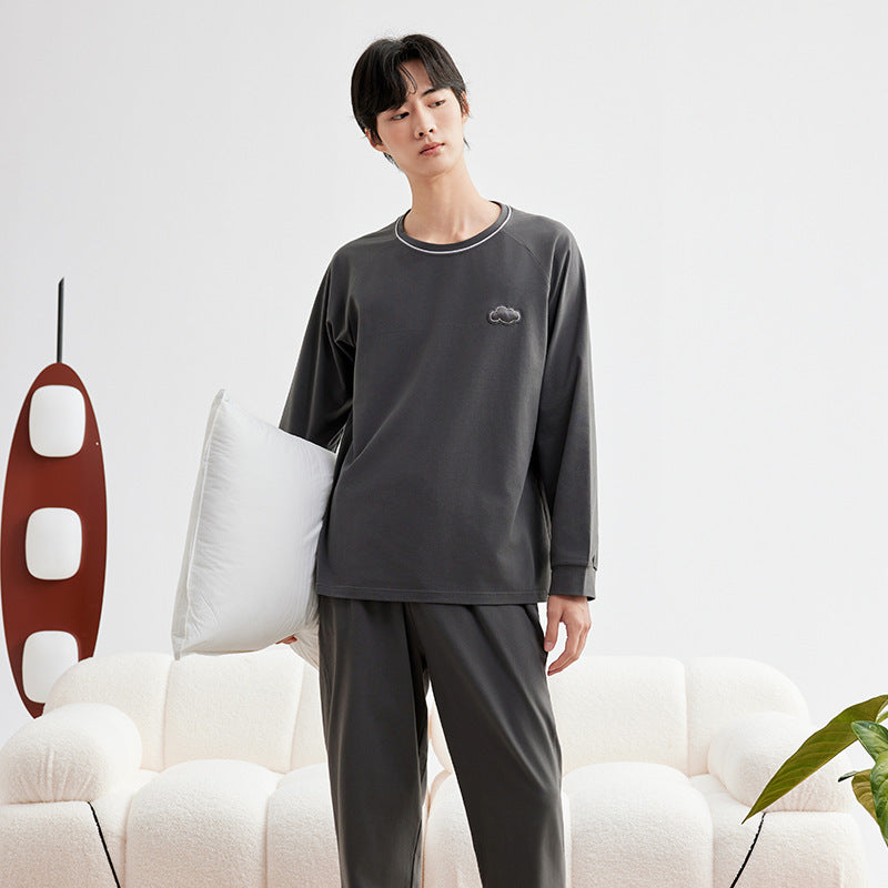 Damen-Pyjama-Set aus angerauter Baumwolle