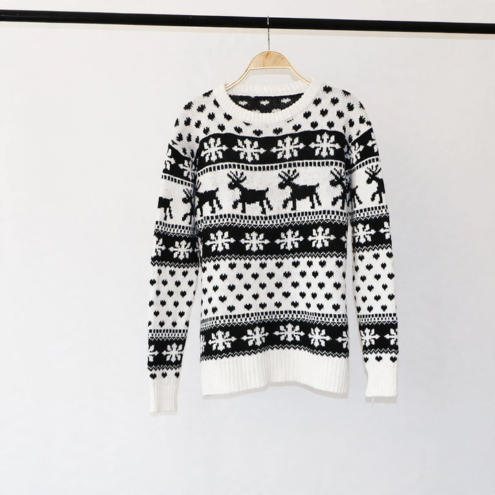 Damen-Strickpullover mit 3D-Effekt-Muster