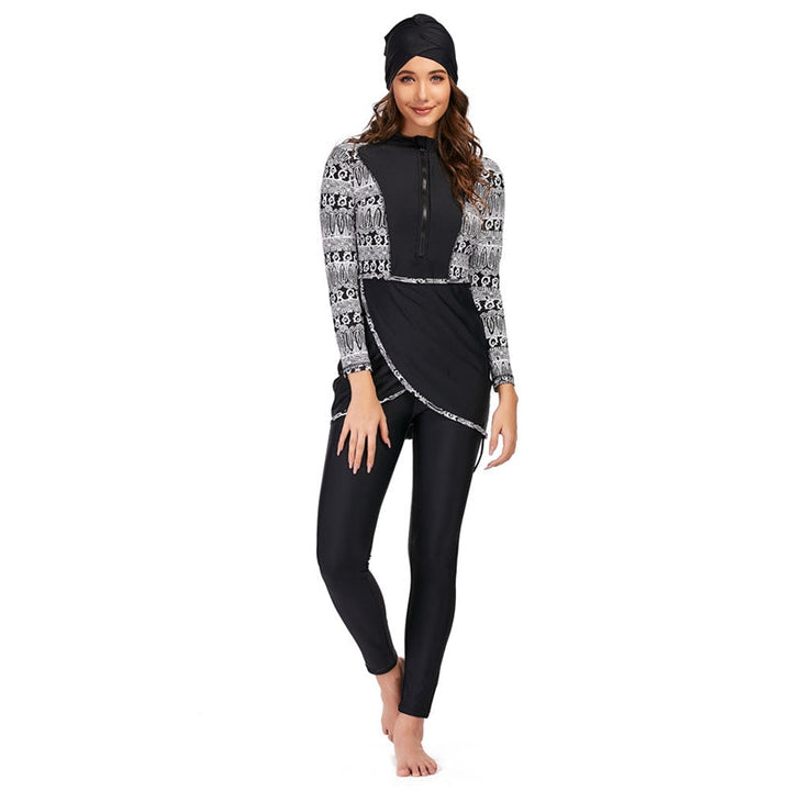 Echoarchiv | 3 Teile Set Halal BadeEchoarchiv BadEchoarchivnzug Burkini Badeoutfit