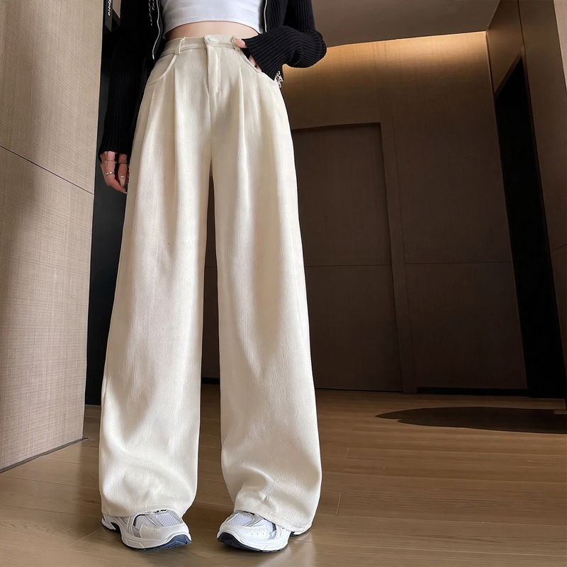 Damen-Cordhose, gerade geschnitten, Herbst