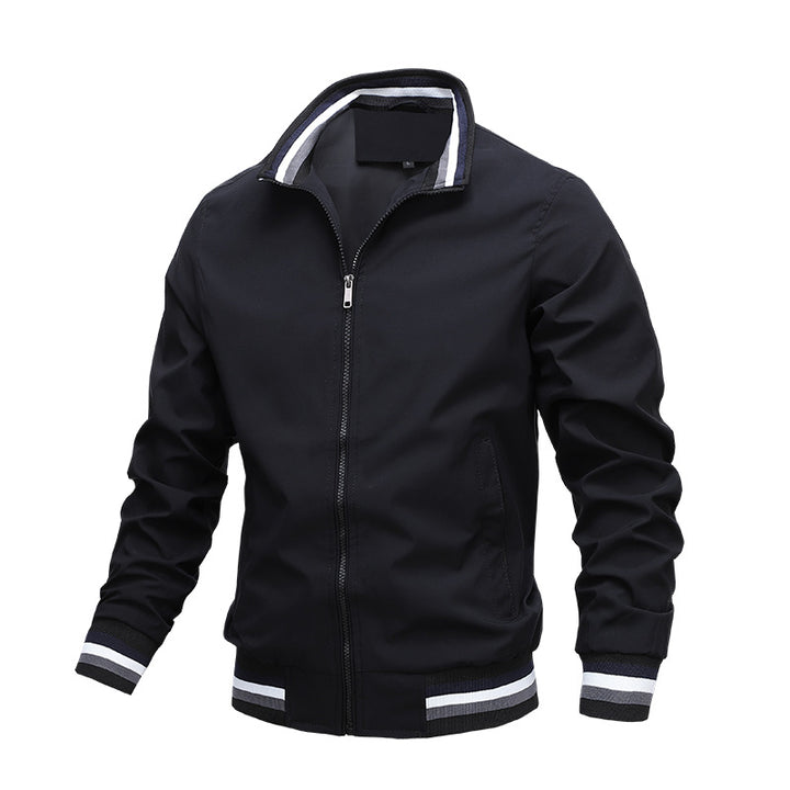 Herren Cool Übergangsjacke mit kontrastierenden Streifen Echo Archive