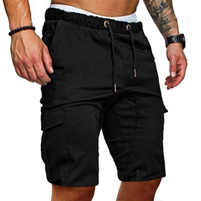 Herren Cargo-Shorts mit verstellbarem Bund und tiefen Taschen Echoarchiv