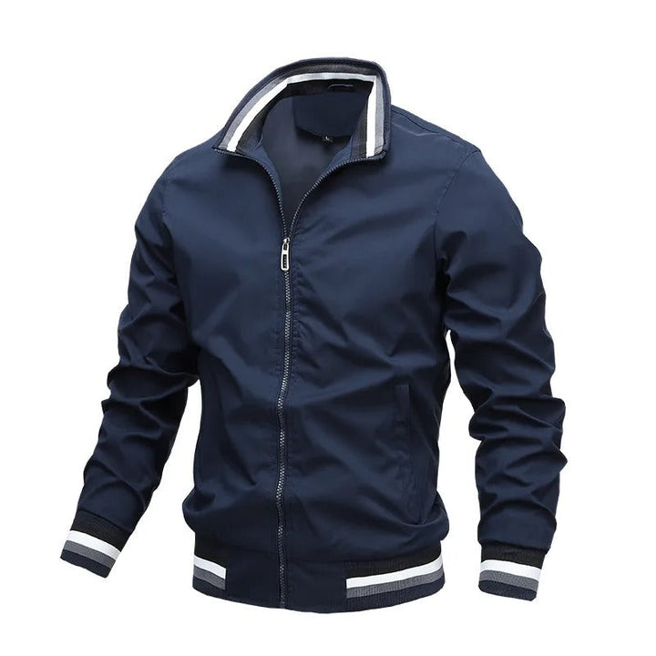 Sportliche Gestreifte Herren Mitteljahresjacke – Taviero