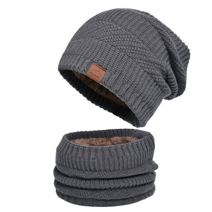 Winter-Set: Strickmütze und Schal