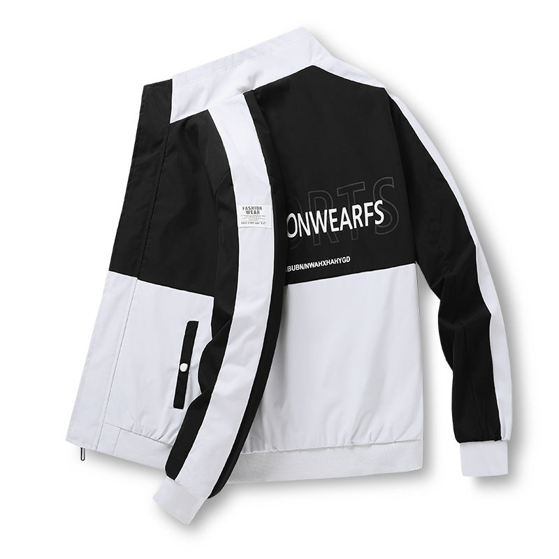 Herren lässige Sportjacke mit praktischen Reißverschlusstaschen und sportivem Design Echoarchiv