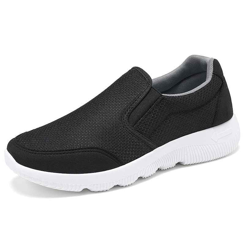 Herren nan atmungsaktiver Slip-On Freizeitschuh mit dehnbarem Einstieg, gestricktem Mesh-Obermaterial und stoßdämpfender EVA-Sohle Echo Archiv
